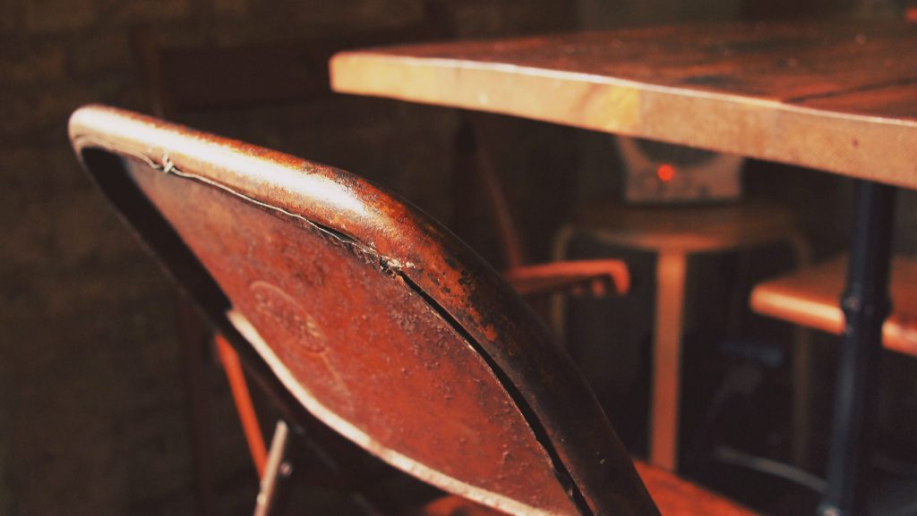 A Fold out Chair and Table in Saskatchewan